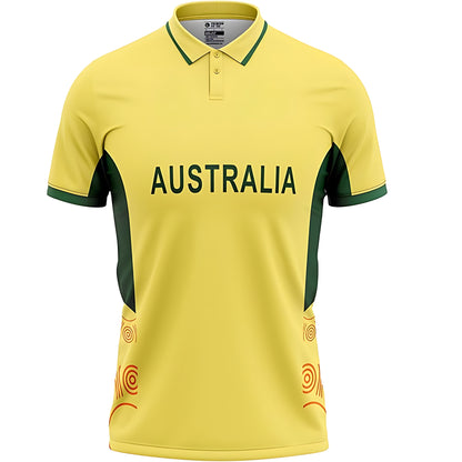 Australia T20 World Cup 2023 Half Sleeves Cricket Fan Jersey