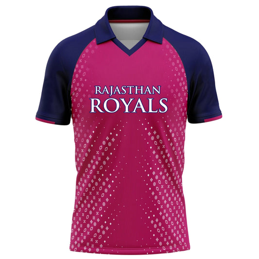 Rajasthan Royals IPL Replica Cricket Jersey (RR IPL Jersey with Name Personalization)