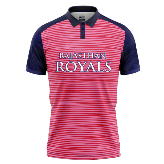 Rajasthan Royals IPL Replica Cricket Jersey (RR IPL Jersey with Name Personalization)