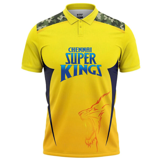 Chennai Super Kings IPL Replica Jersey  (CSK  With Name Personalization)