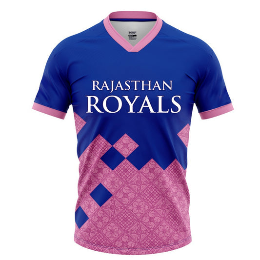 Rajasthan Royals IPL Replica Cricket Jersey (RR IPL Jersey with Name Personalization) (Copy)