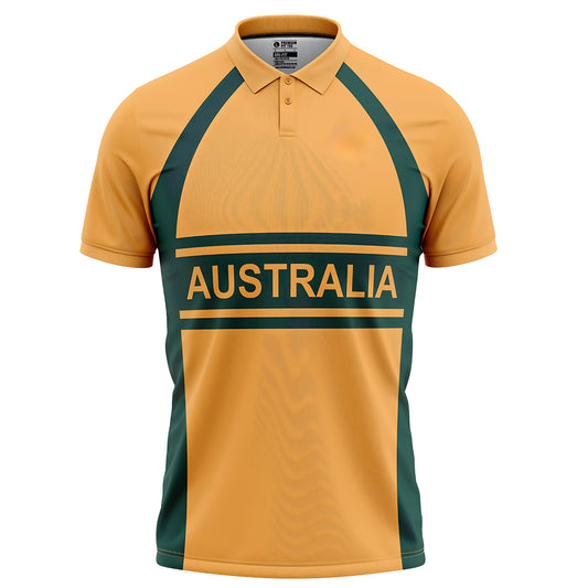 Australia T20 World Cup 2007 Half Sleeves Cricket Fan Jersey