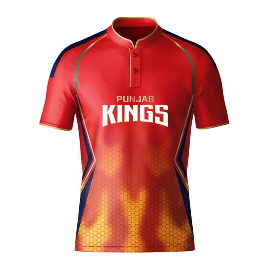 Punjab Kings IPL Replica Jersey (PK With Name Personalization)