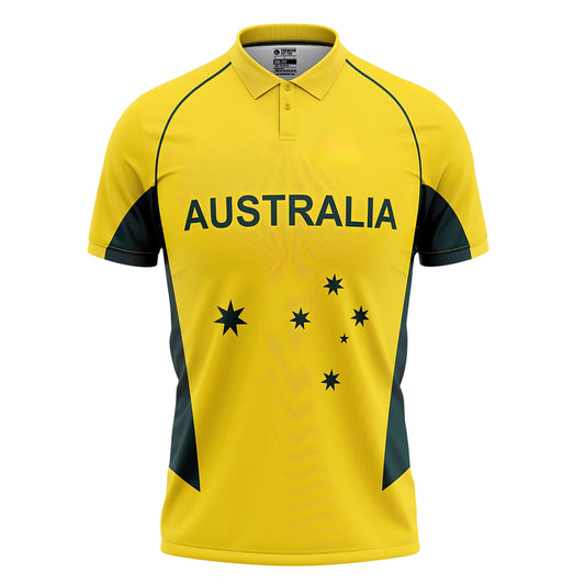 Australia T20 World Cup 2015 Half Sleeves Cricket Fan Jersey