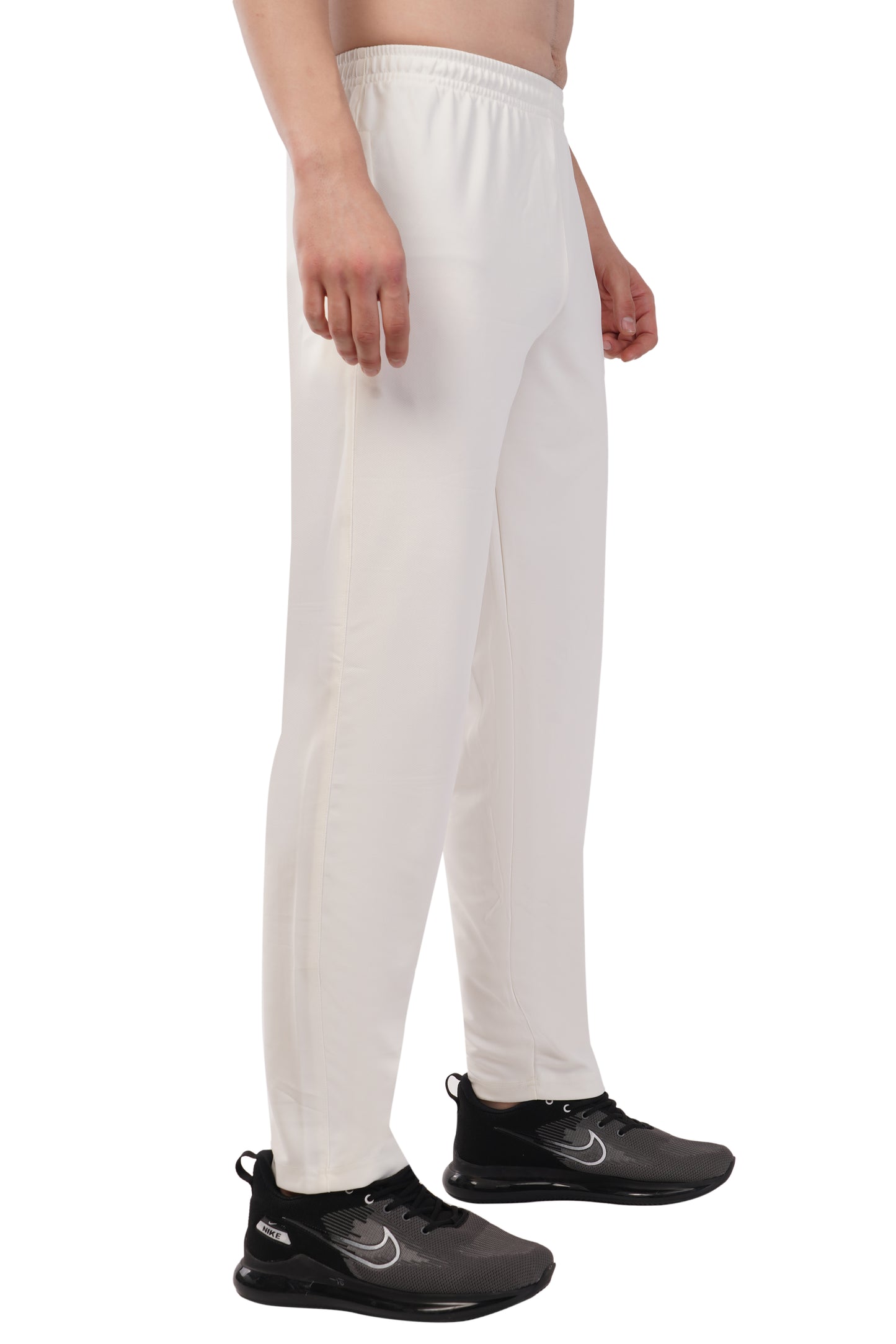 Novelty Off-White Trouser Track Pants