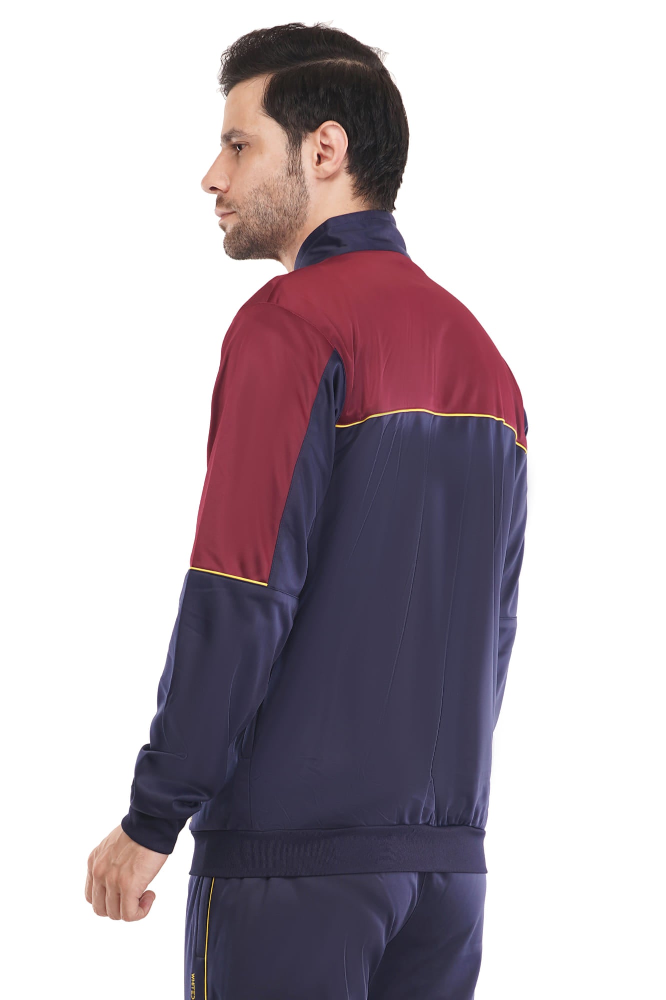 Superpoly Red Blue Fleece Zip-up Jacket