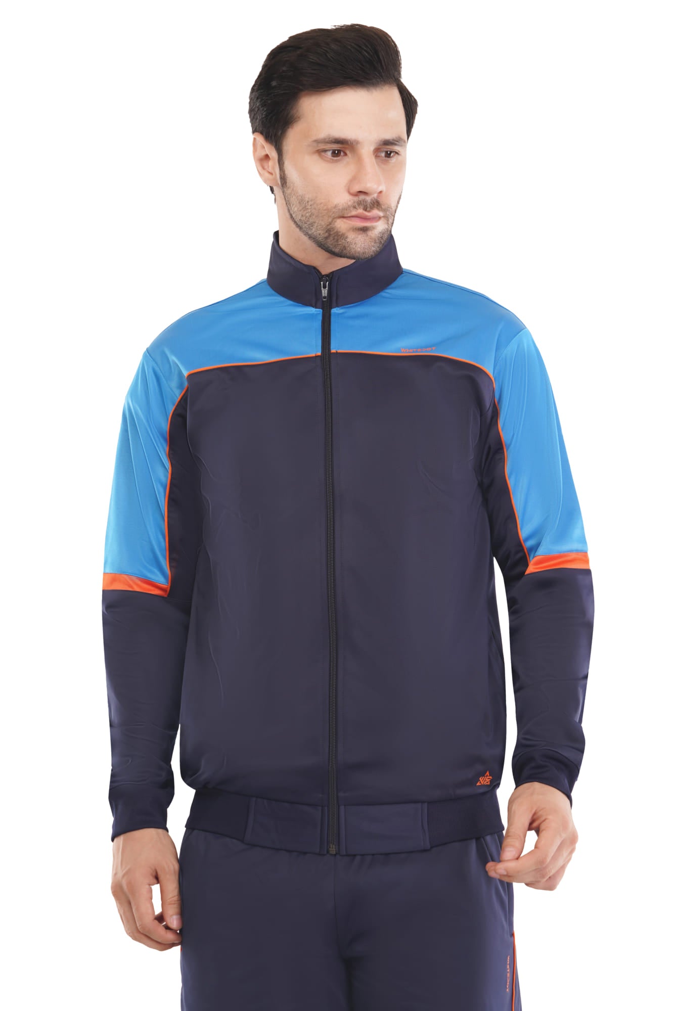 Superpoly Blue Fleece Zip-up Jacket