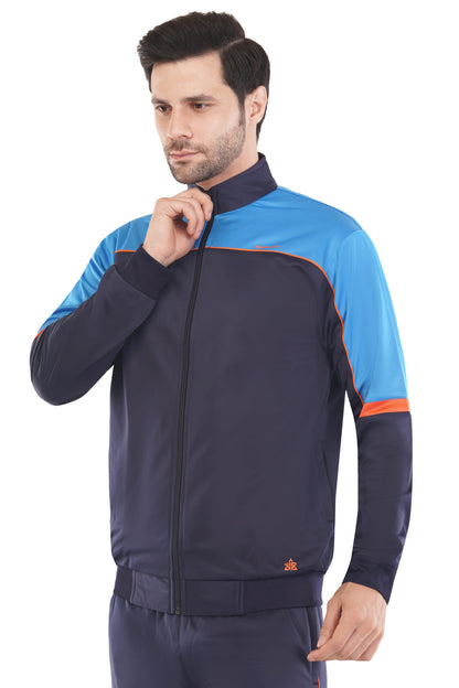 Superpoly Blue Fleece Zip-up Jacket