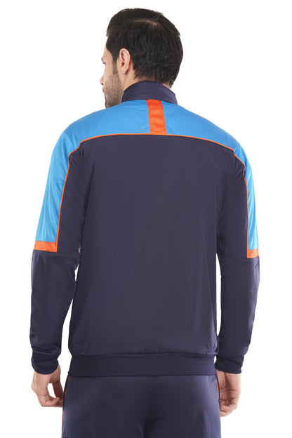 Superpoly Blue Fleece Zip-up Jacket