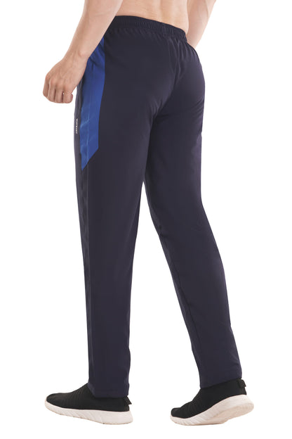 Lycra Navy Blue Trouser Track Pants