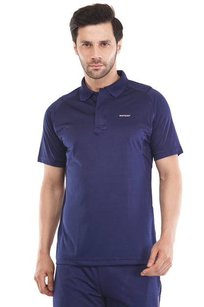 Omega Dri-FIT Navy Blue Polo T-Shirt