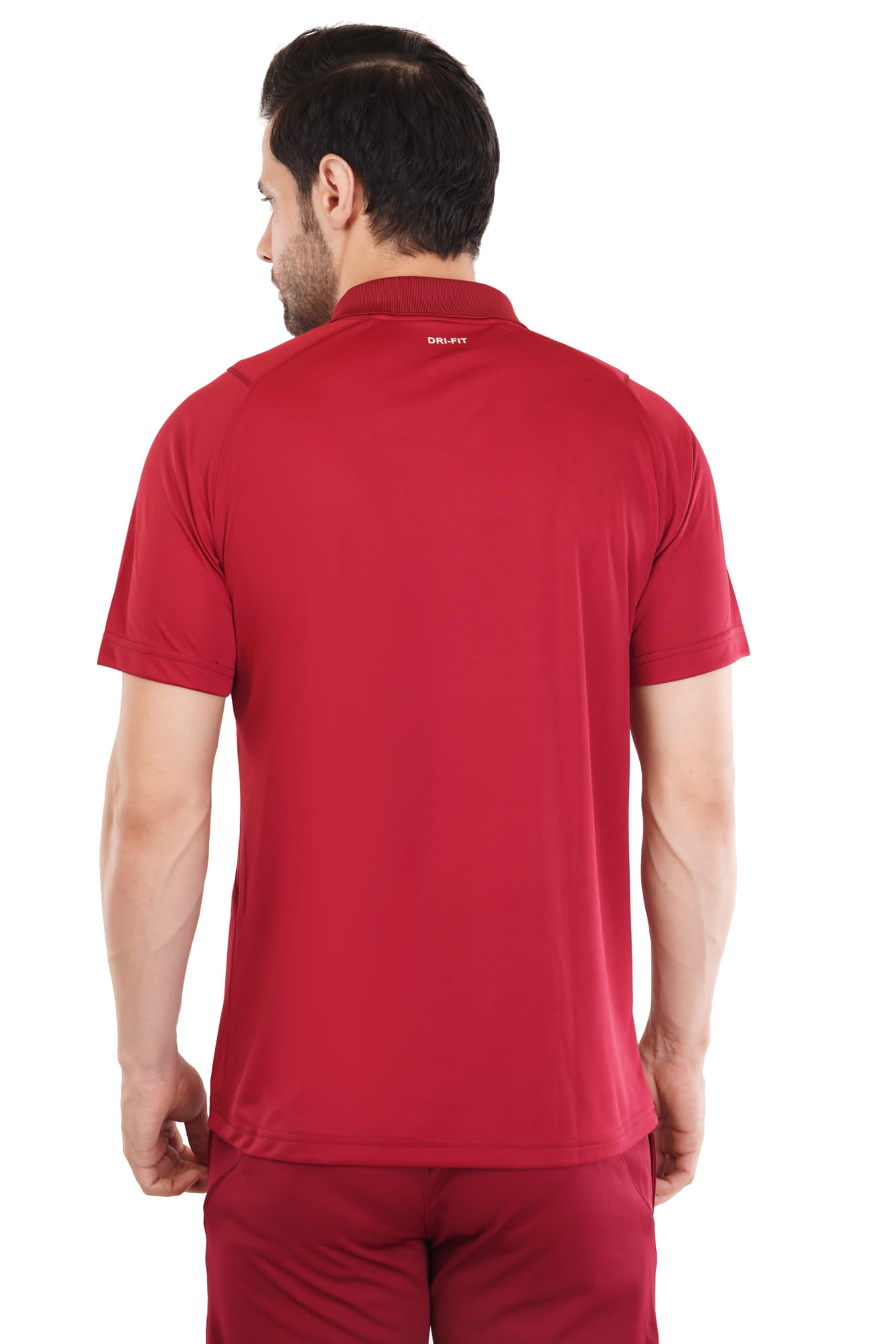 Omega Dri-FIT Maroon Polo T-Shirt