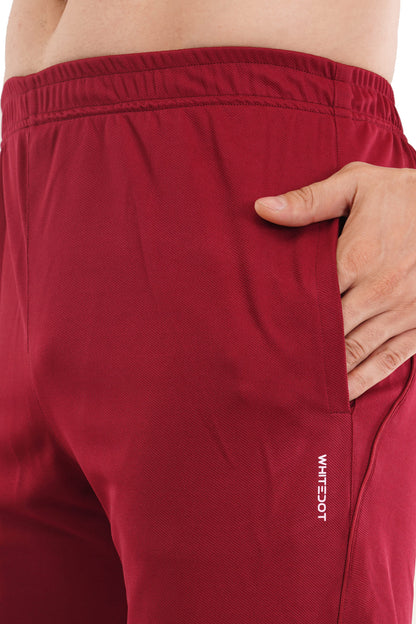 Omega Maroon Trouser Track Pants