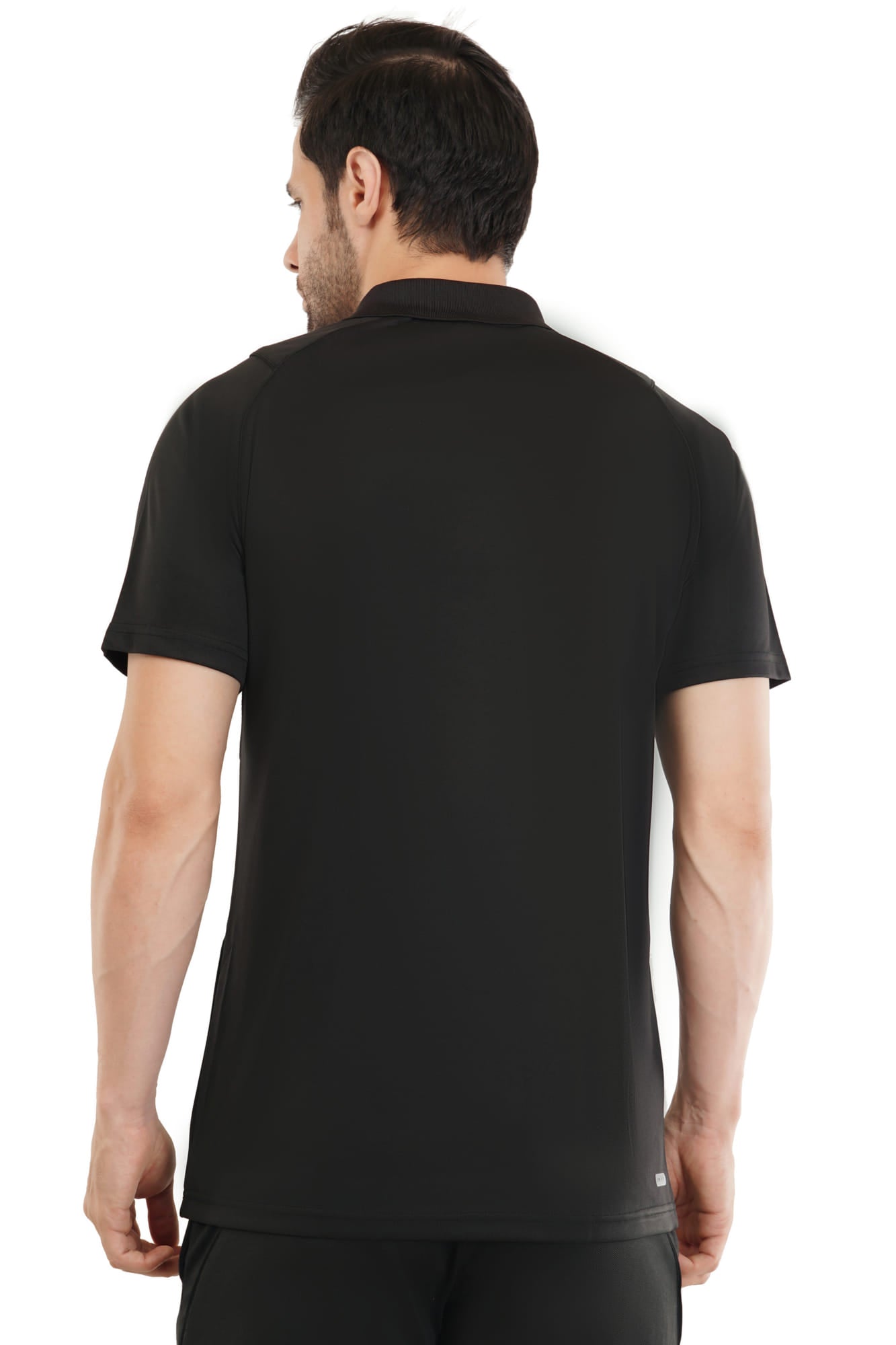 Omega Dri-FIT Black Polo T-Shirt