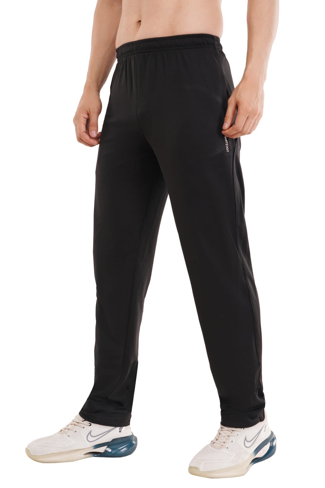 Omega Black Trouser Track Pants