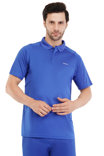 Omega Dri-FIT Royal Blue Polo T-Shirt