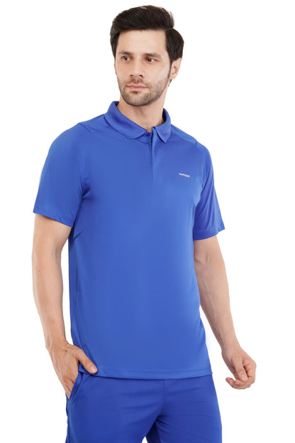 Omega Dri-FIT Royal Blue Polo T-Shirt