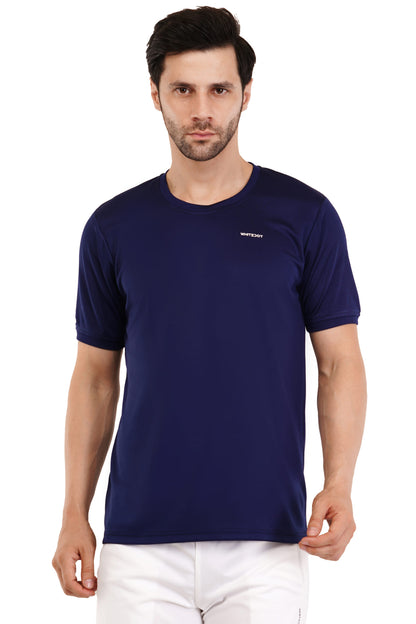 Tyro Dri-FIT Navy Blue Polo T-Shirt