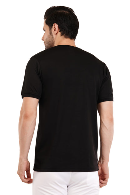 Tyro Dri-FIT Black Polo T-Shirt