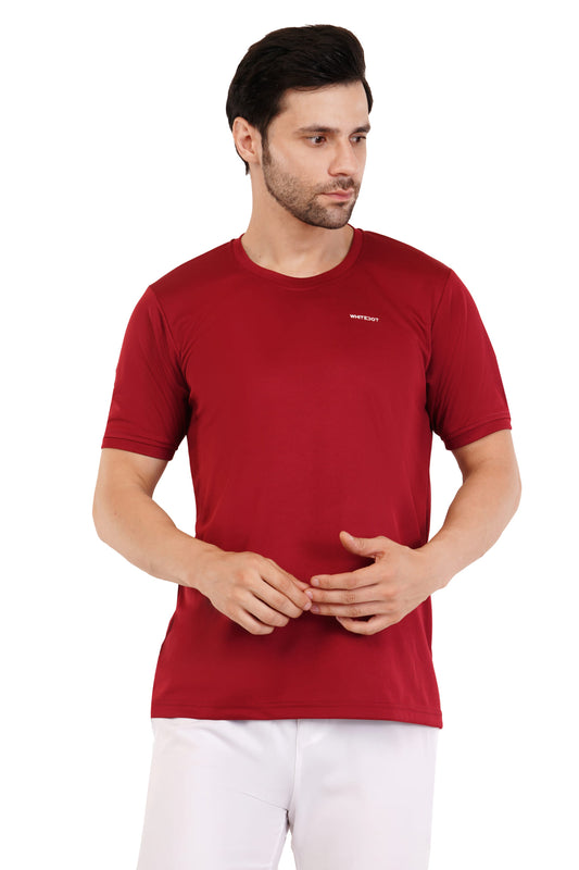 Tyro Dri-FIT Maroon Polo T-Shirt