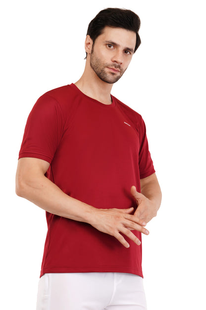 Tyro Dri-FIT Maroon Polo T-Shirt