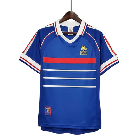 France 1998 Home Retro Football Jersey