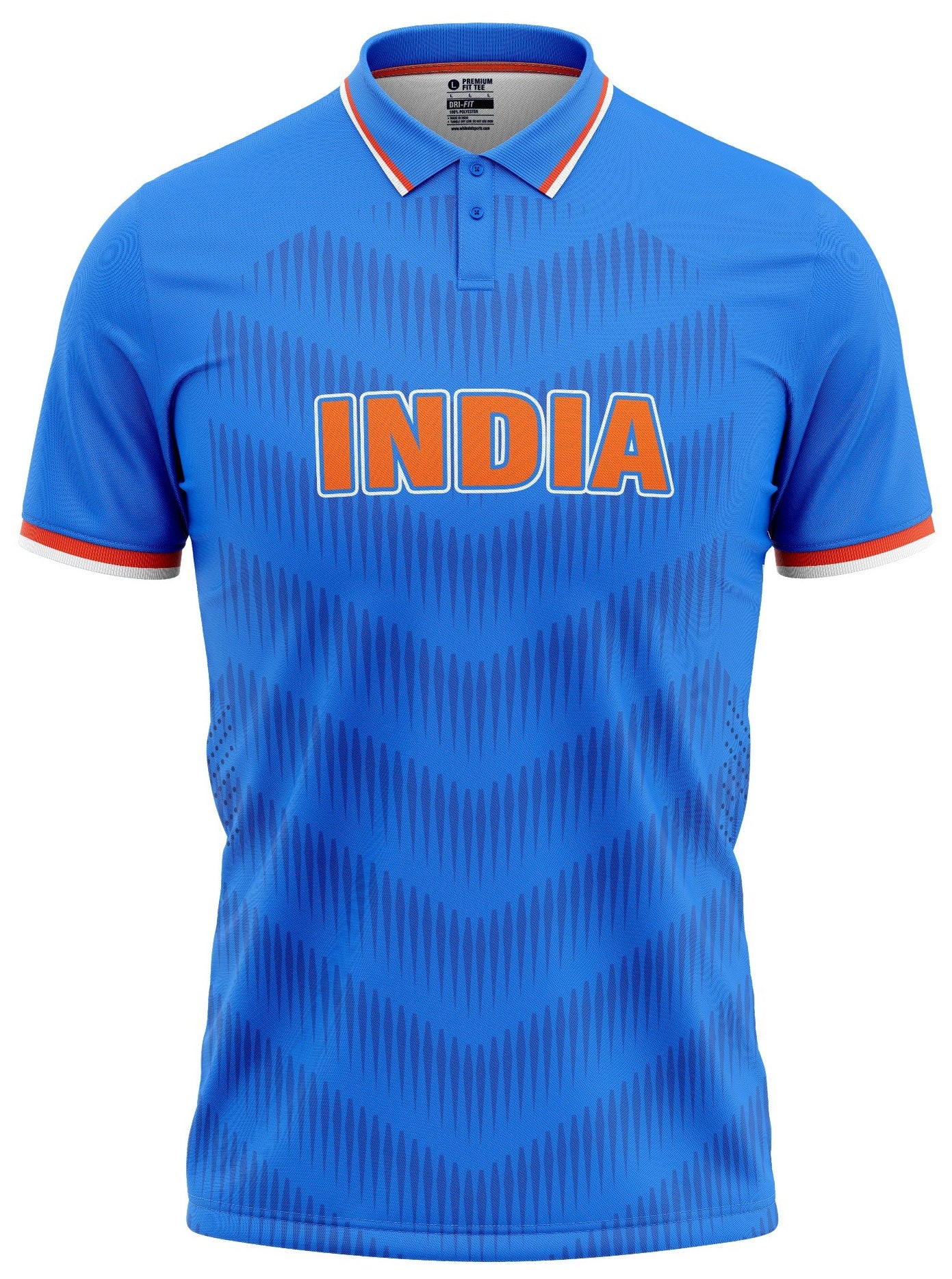 India ICC World Cup 2015 Half Sleeves Cricket Fan Jersey