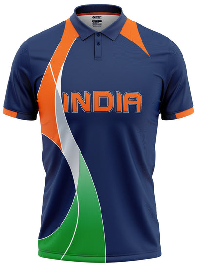 India T20 World Cup 2009 Half Sleeves Cricket Fan Jersey