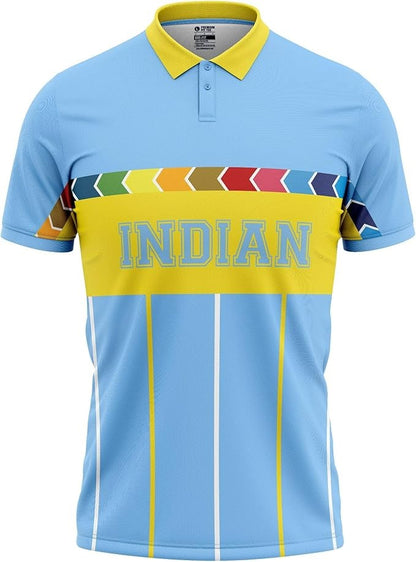 India 1996 ICC ODI Half Sleeves Cricket Fan Jersey