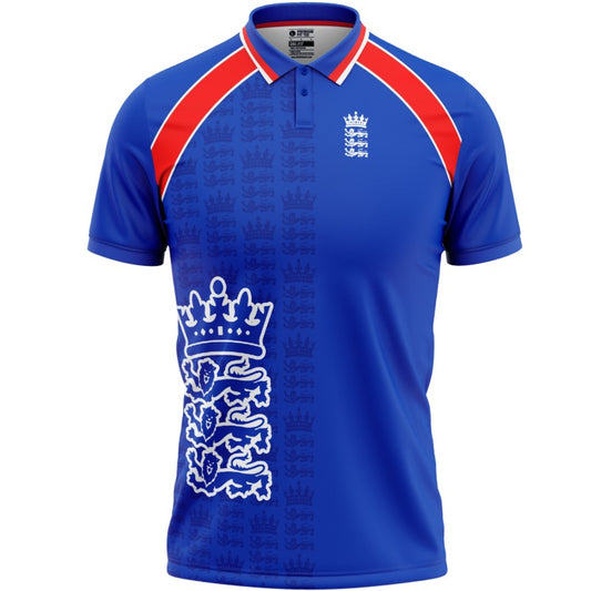 England Blue ODI World Cup 1999 Half Sleeves Cricket Fan Jersey