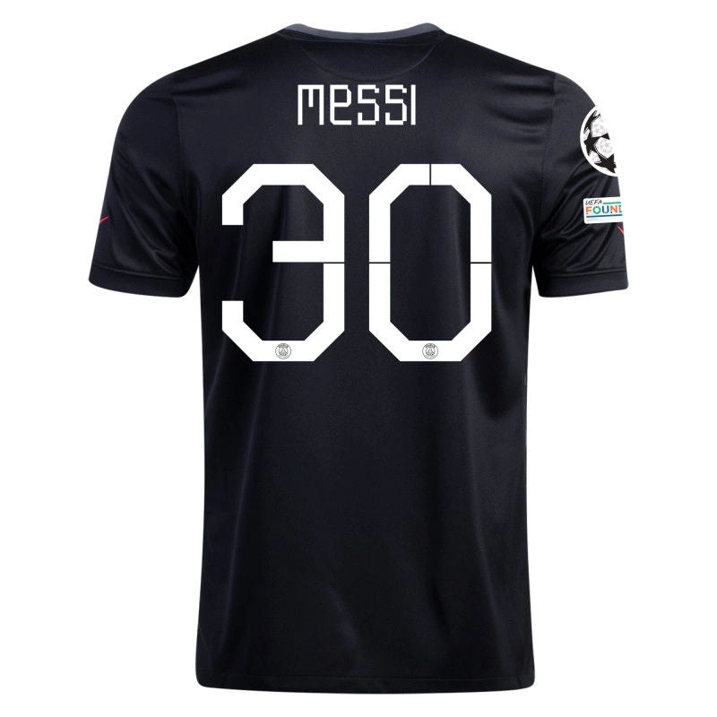 Lionel Messi PSG 21/22 Third Replica Football Fan Soccer Jersey