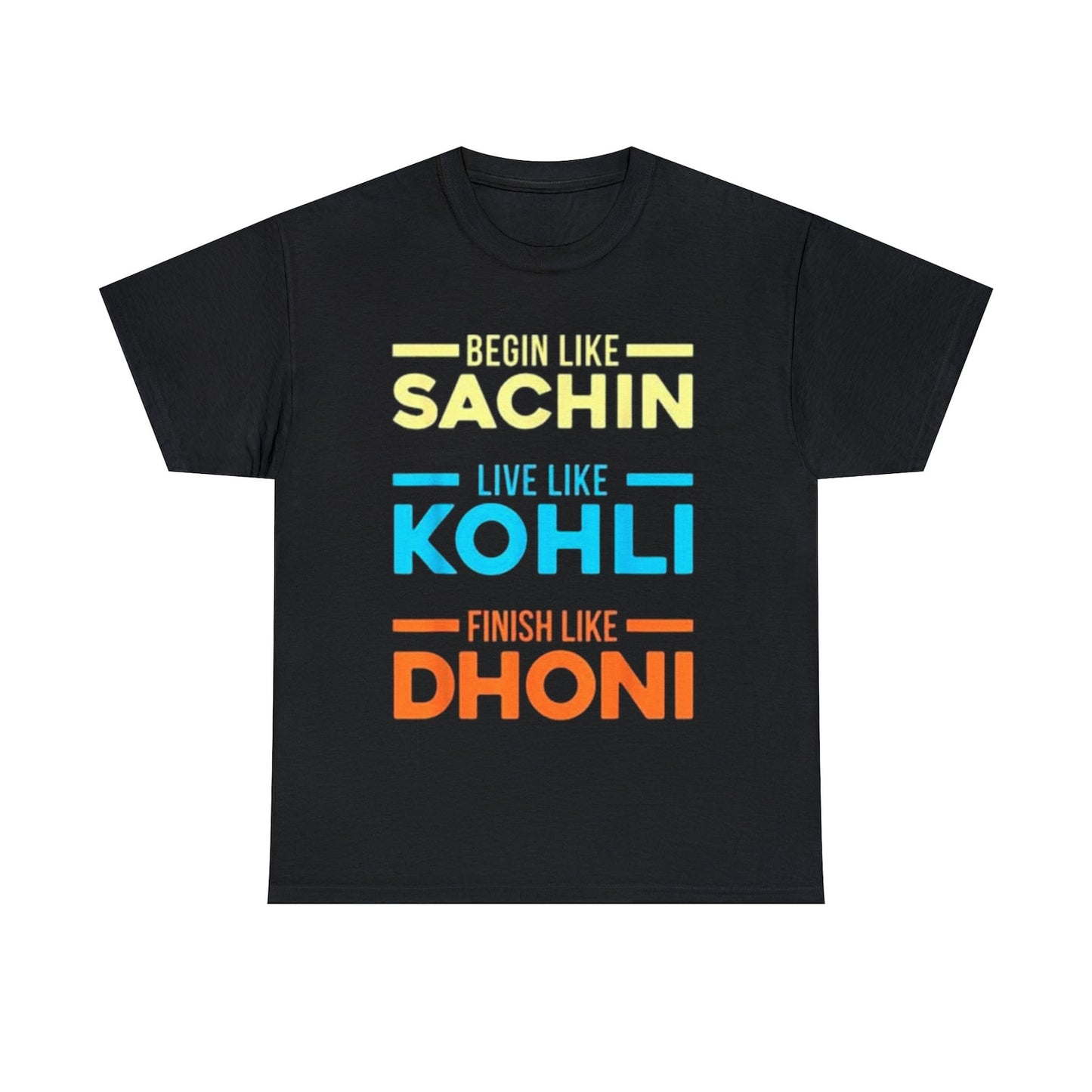 MS Dohni Virat Kohli Sachin Tendulkar Indian Cricket T-Shirt l Cricket Fan l Team India l Cricket fan l Cricket lover l Unisex Jersey