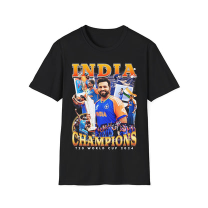 T20 World Champions l Team India Cricket l Cricket l Cricket lover l Cricket Fan l Rohit Sharma l Virat Kohli l Unisex Jersey