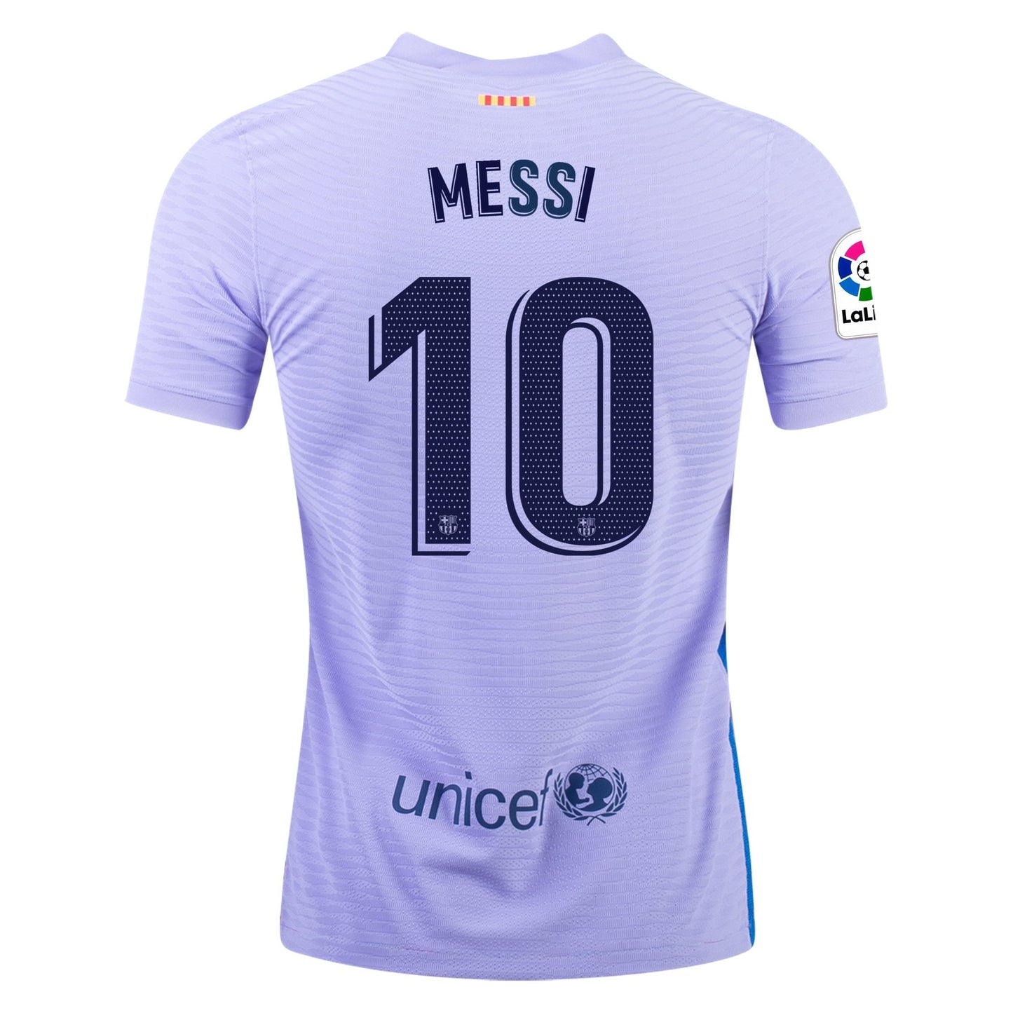 Lionel Messi Barcelona 21/22 Away Replica Football Fan Jersey