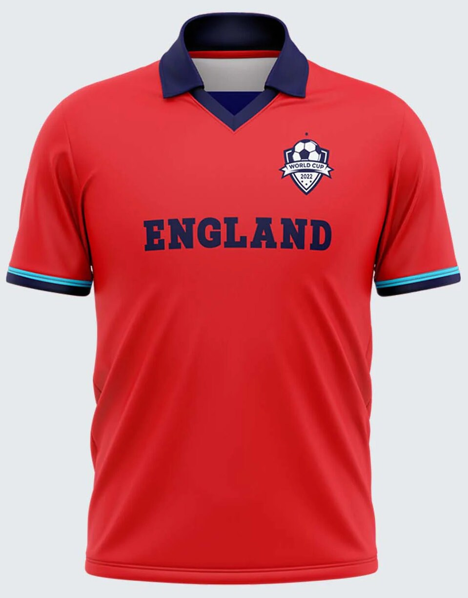 Football World Cup England Concept Football Fan Soccer Jersey - Away Kit