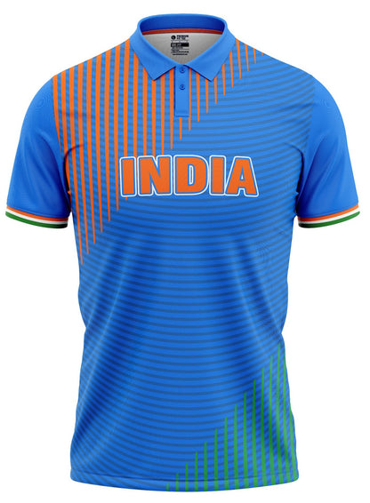 India ICC T20 World Cup 2016 Half Sleeves Cricket Fan Jersey