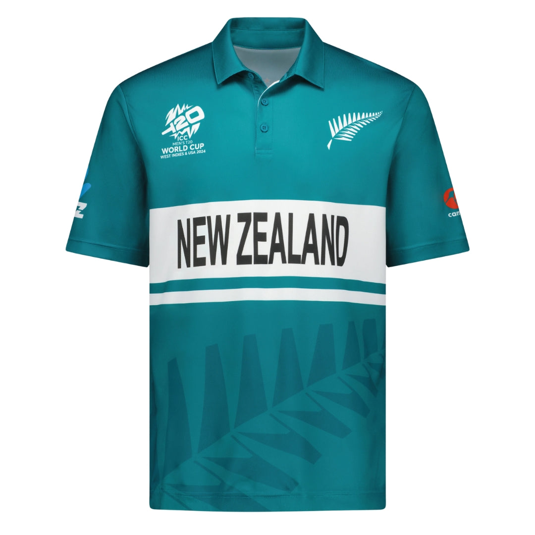 New Zealand T20 World Cup 2024 Half Sleeves Cricket Fan Jersey