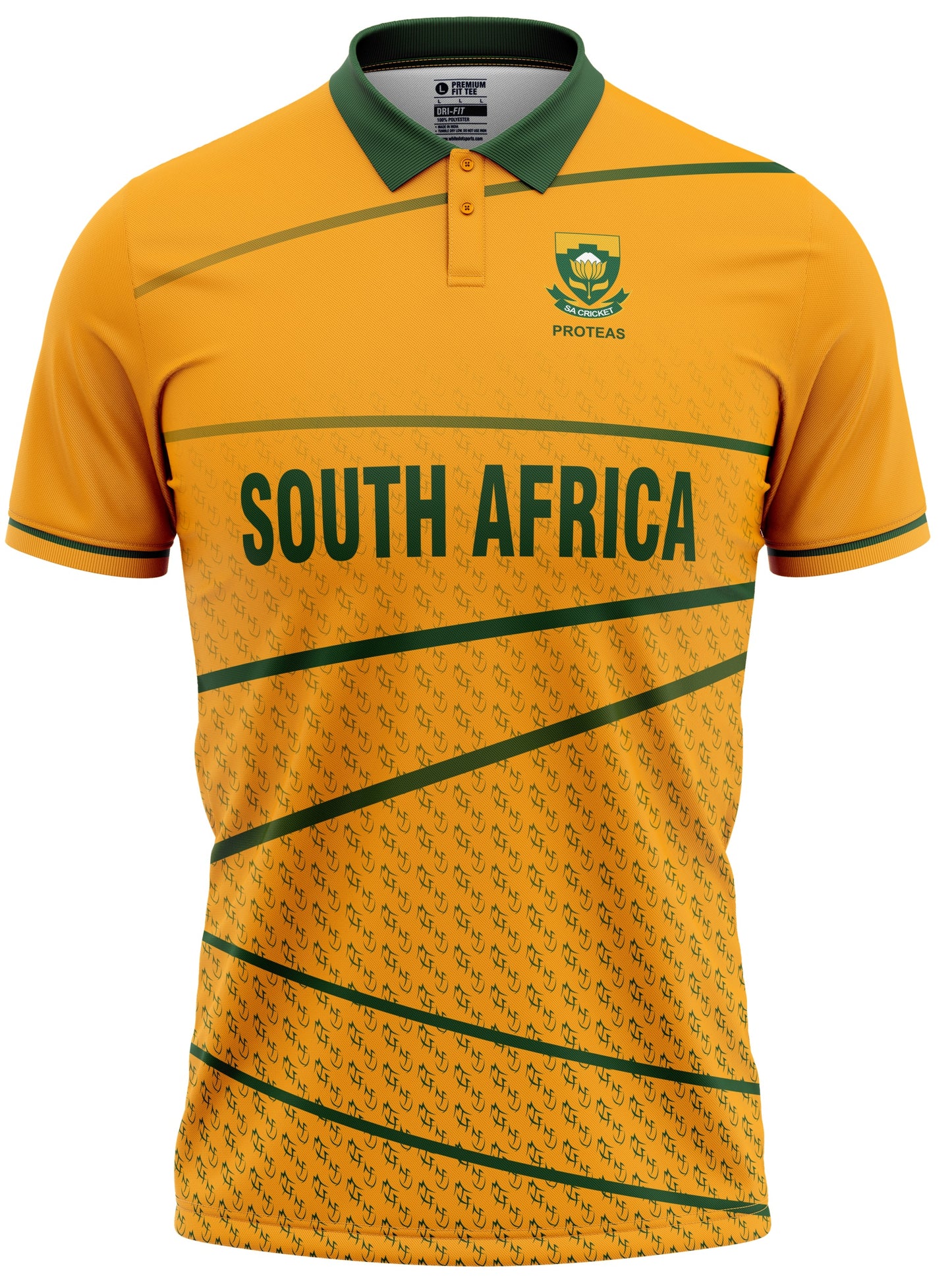 South Africa 2022 ICC World Cup Half Sleeves Cricket Fan Jersey