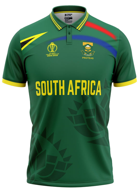 South Africa ODI World Cup 2023 Half Sleeves Cricket Fan Jersey