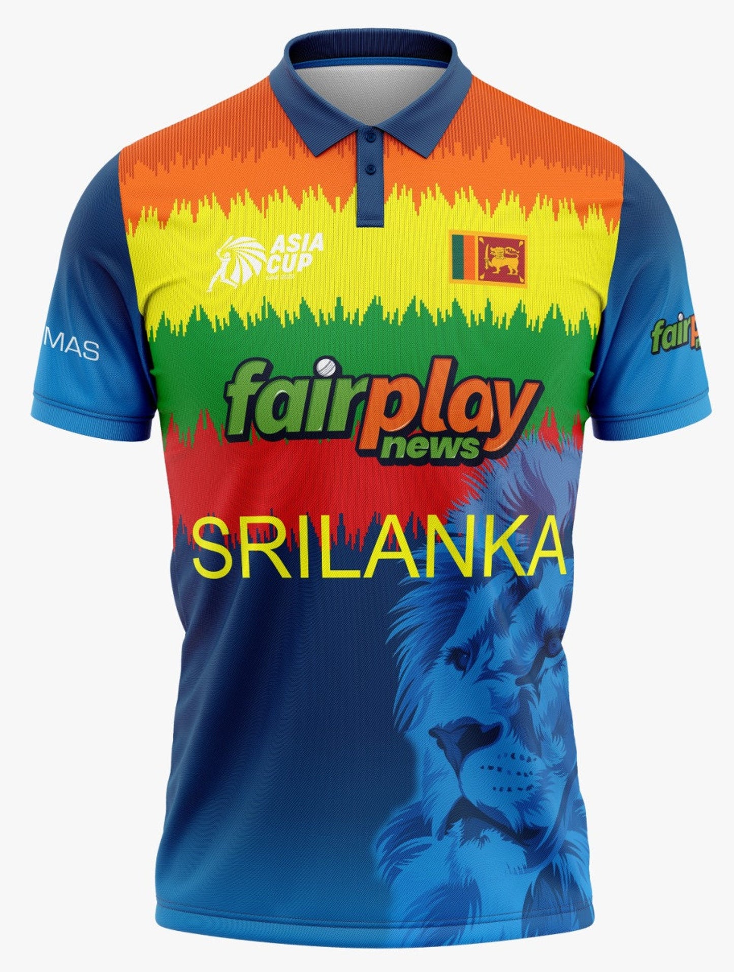 Sri lanka ODI World Cup 2023 Half Sleeves Cricket Fan Jersey