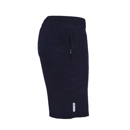 Navy Blue Training Shorts - Zipper Pockets