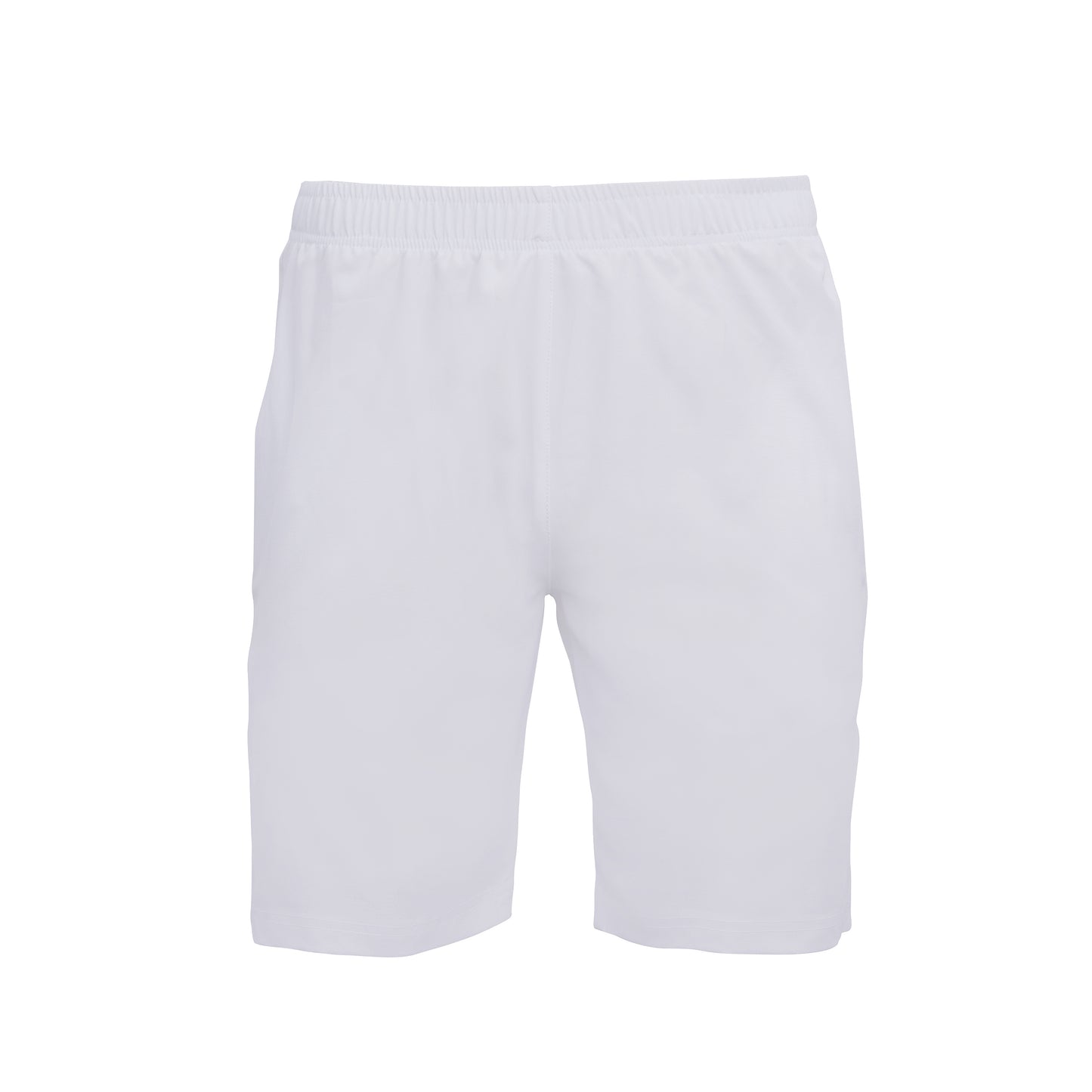 White Training Shorts - Zipper Pockets