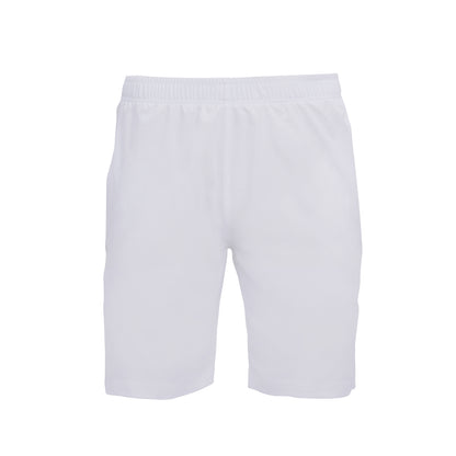 White Training Shorts - Zipper Pockets