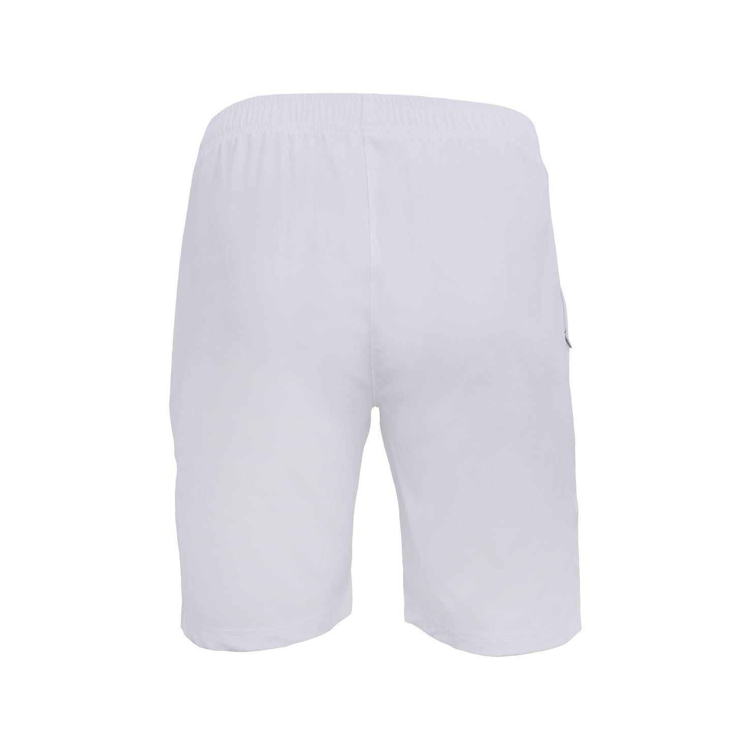 White Training Shorts - Zipper Pockets