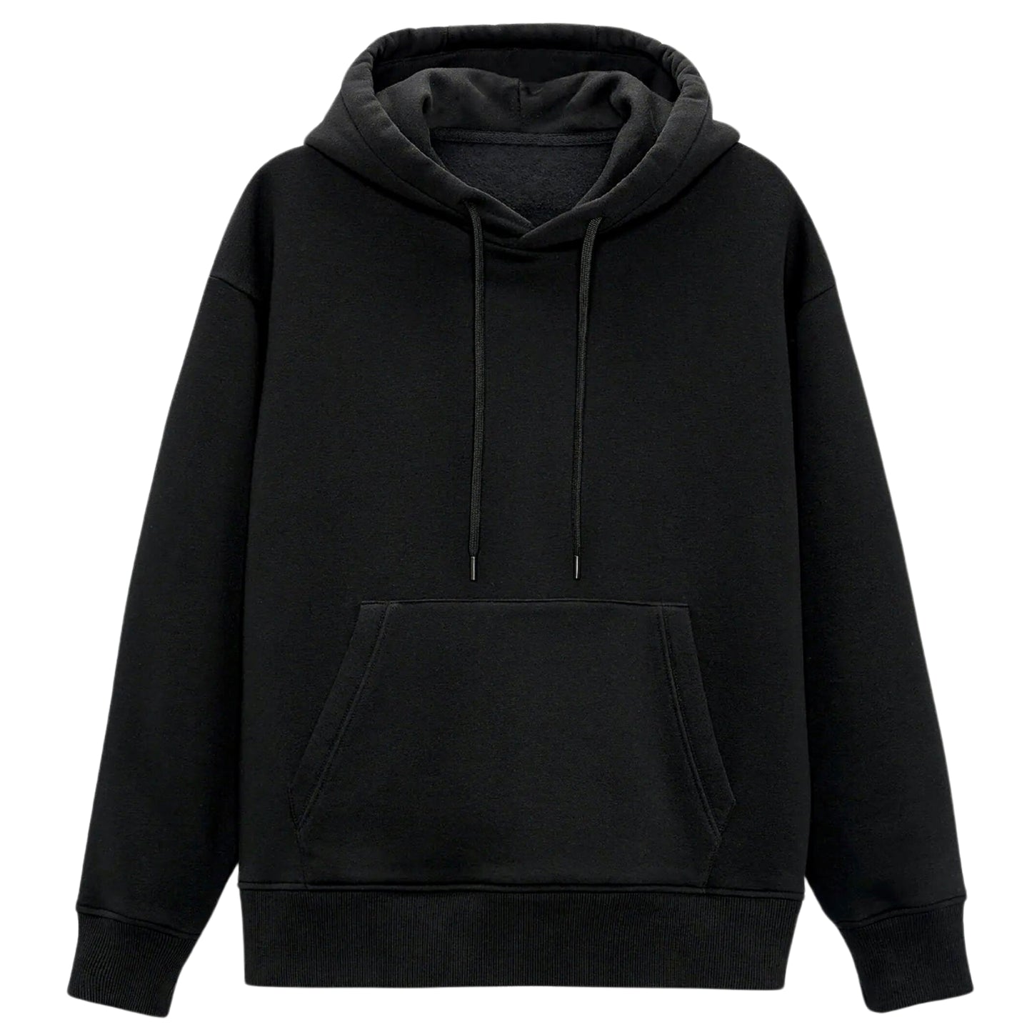 Solid Black Hoodie