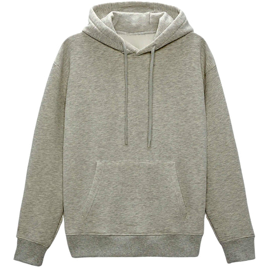 Solid Grey Hoodie