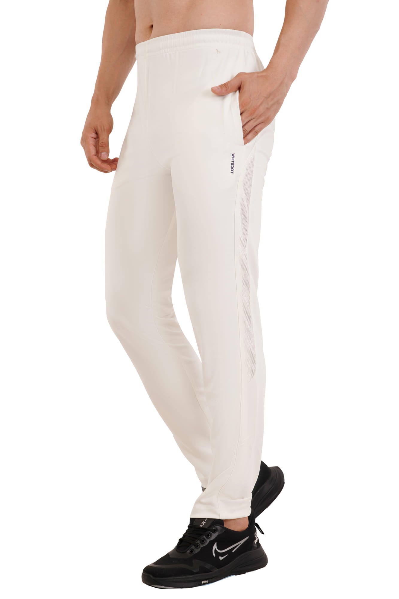 Hexa Dri-FIT Trouser Trackpants - Off White